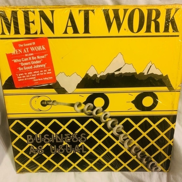 Vintage Vinyl. EUC. Men At Work. Business As Usual - Picture 1 of 2
